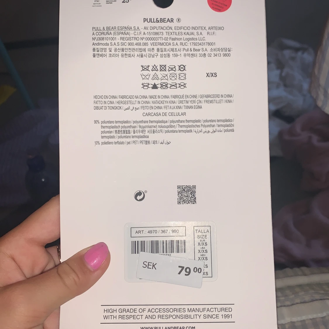 Skal för iPhone i storlek x/xs - 90