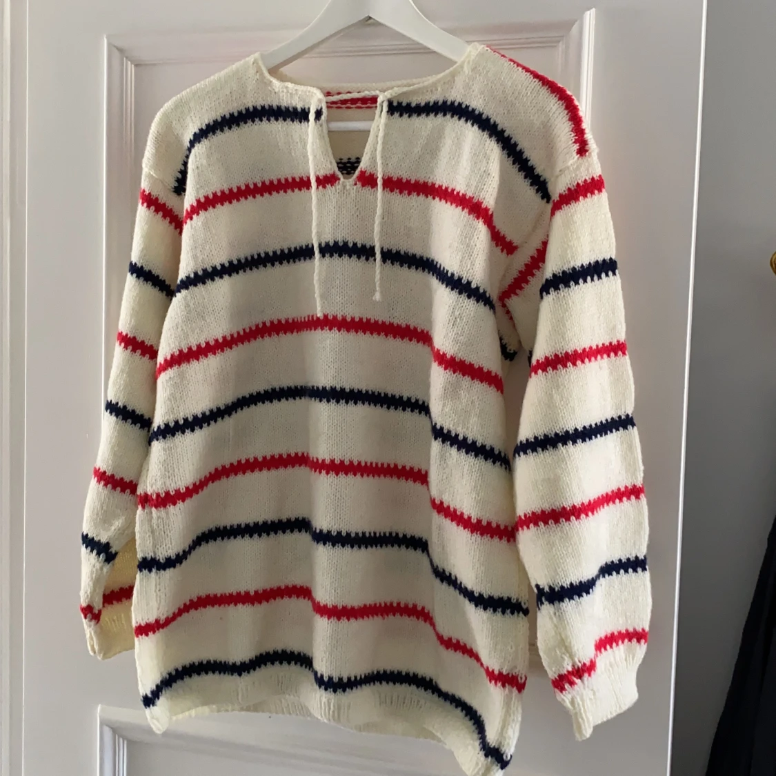 Vintage hemstickad Pippi-tröja