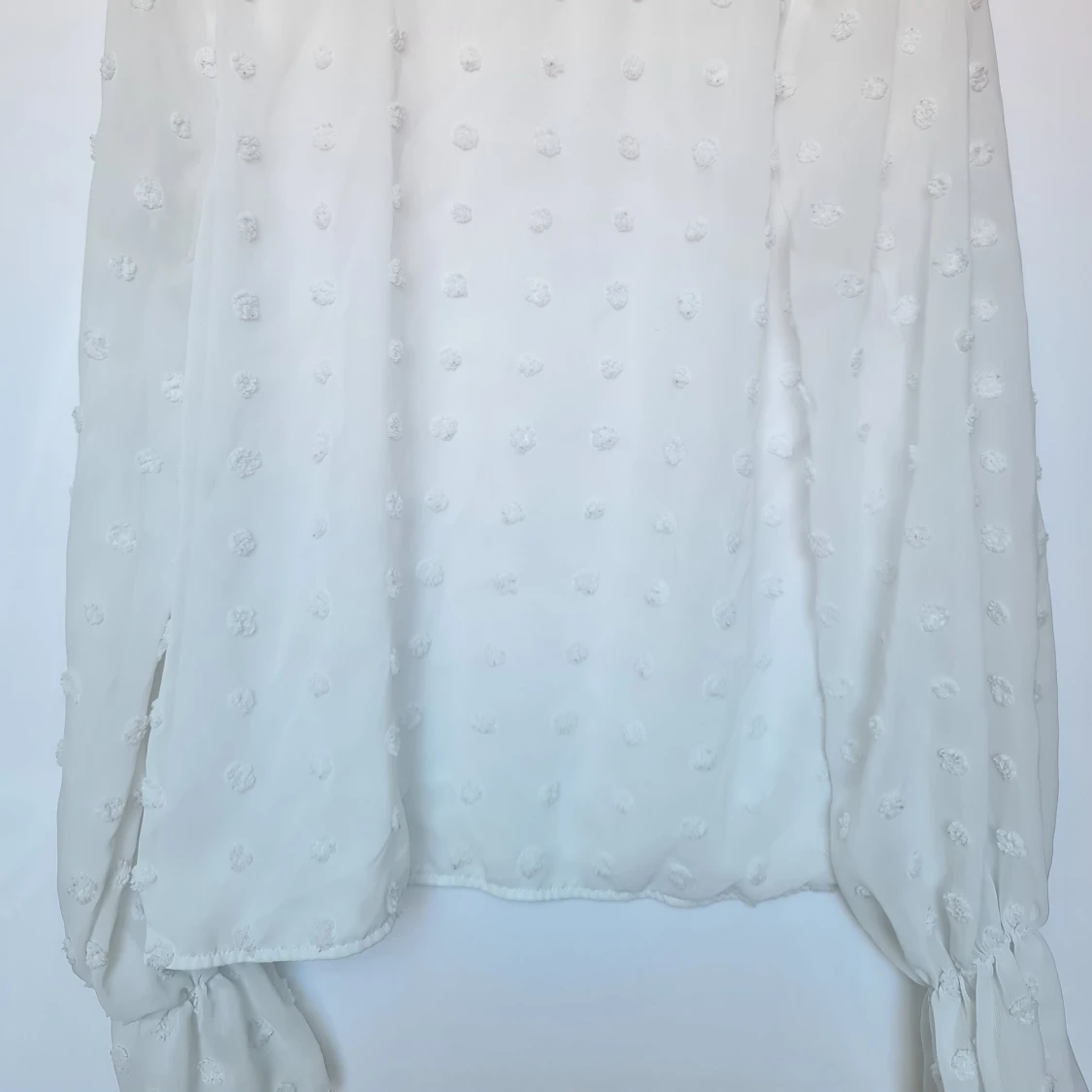 Elegant vit blus - 90