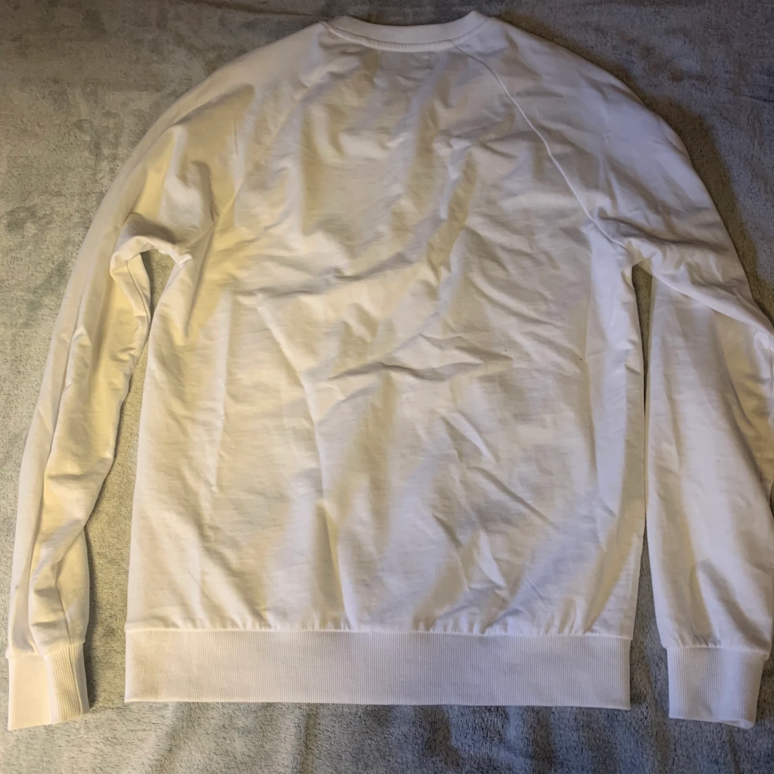 Vit långärmad t-shirt - 91