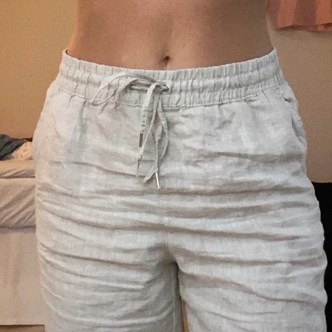 Superfina linnebyxor, strl M - 91