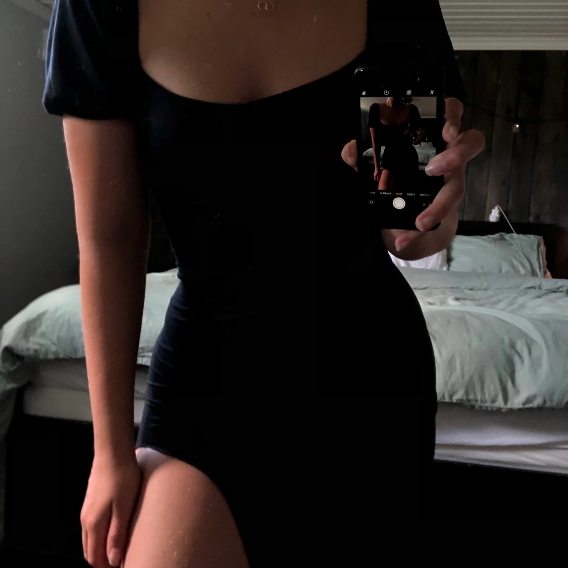 Klänning med slits Storlek 38