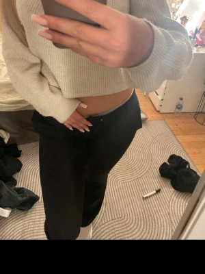 bikbok kostymbyxor - Säljer mina kostymbyxor ifrån Bikbok i modellen Vera för att dem inte passar mig längre, lågmidjade. Storlek 38🫶🏼