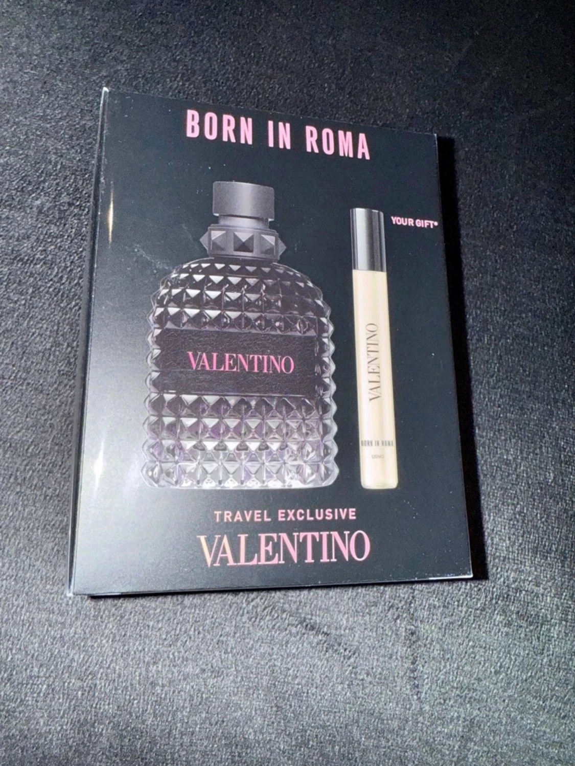 Valentino Born in Roma set