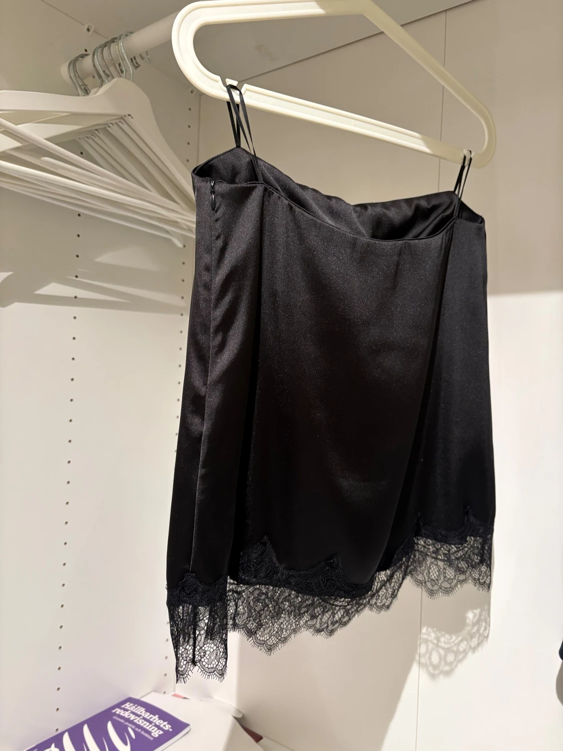 Svart tubtopp med spets Zara  - 1