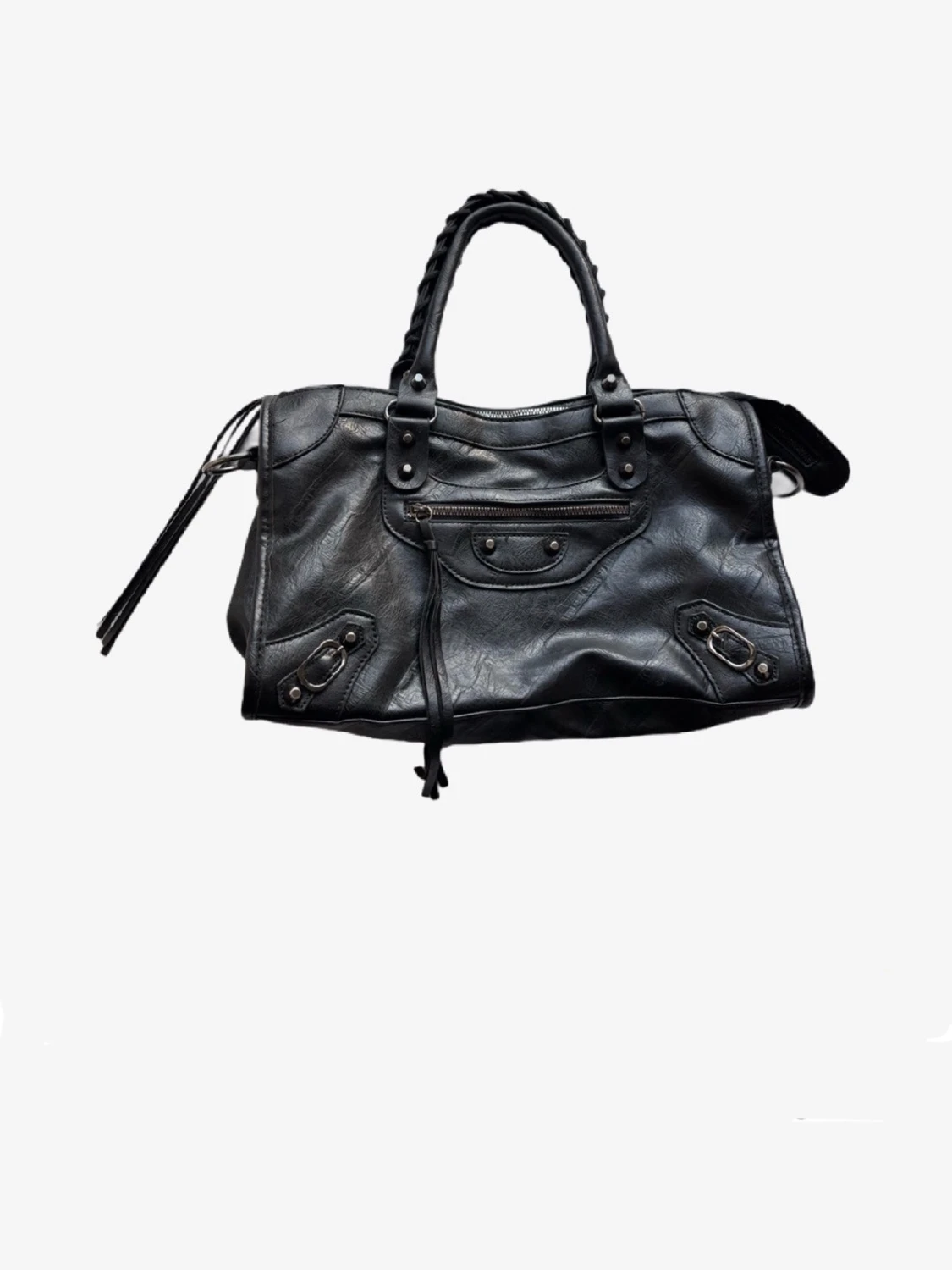 Svart  handväska i skinn