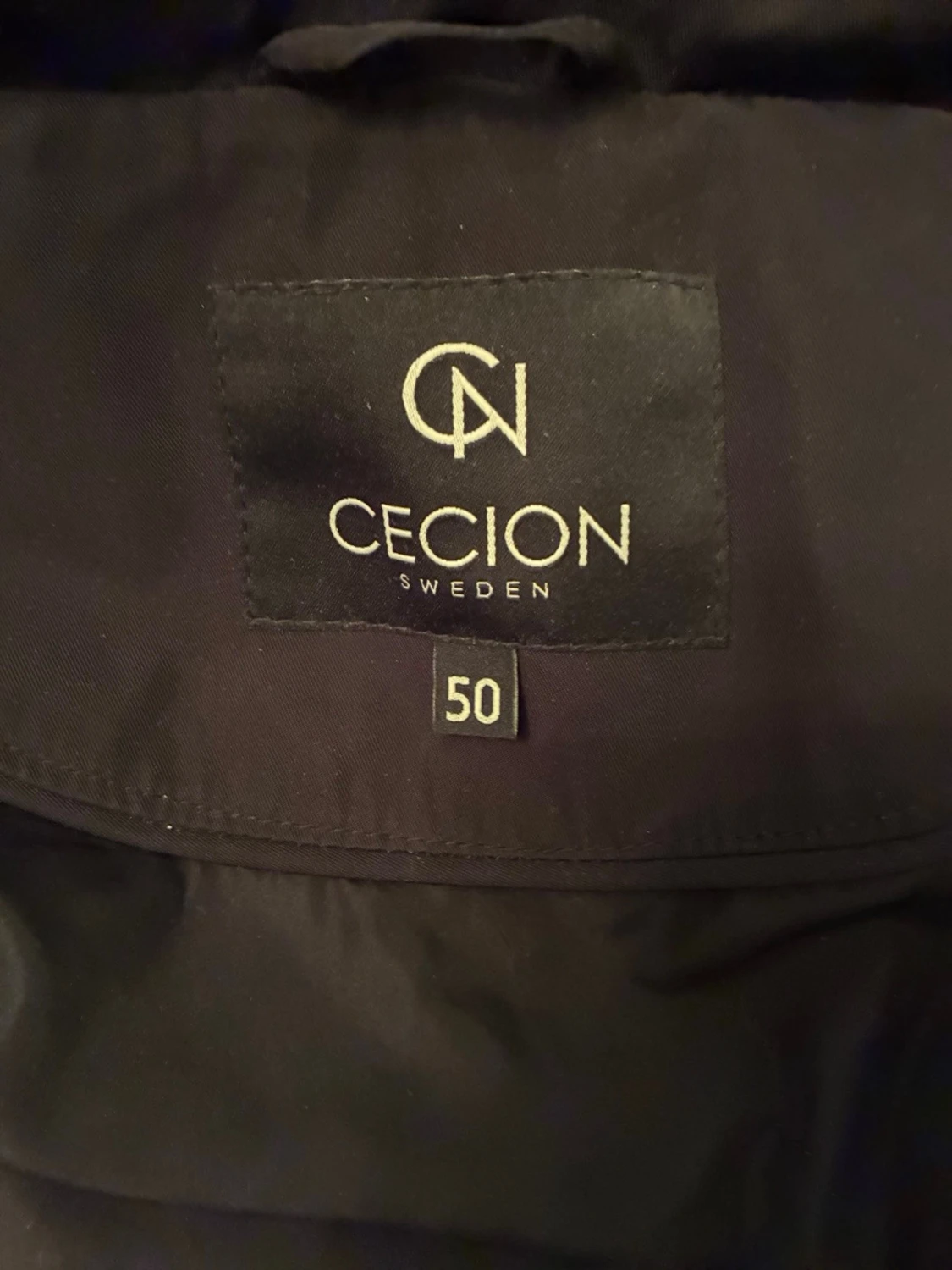 Svart parkajacka från Cecion Sweden - 5