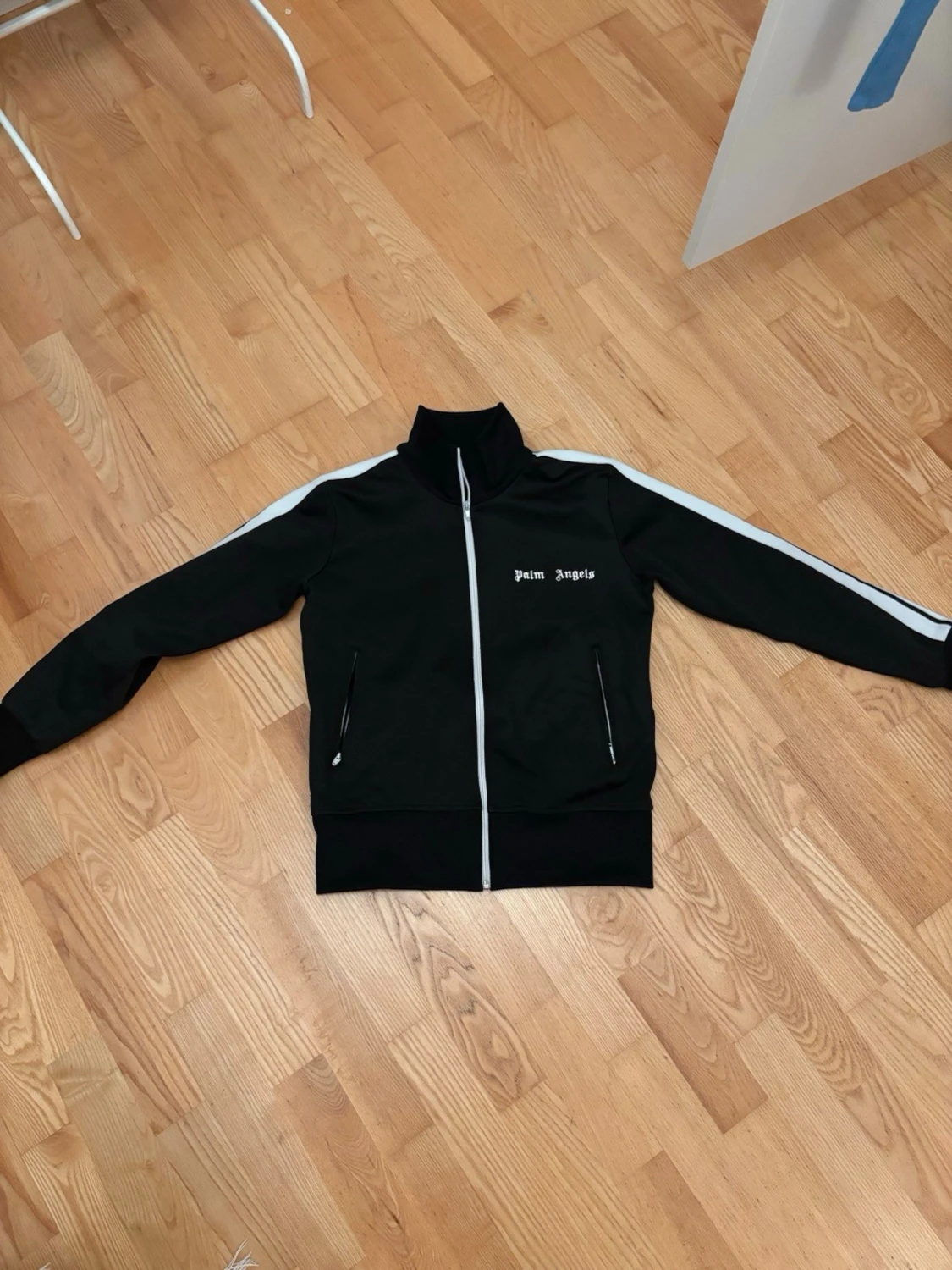 Svart zip hoodie från Palm Angels - 2