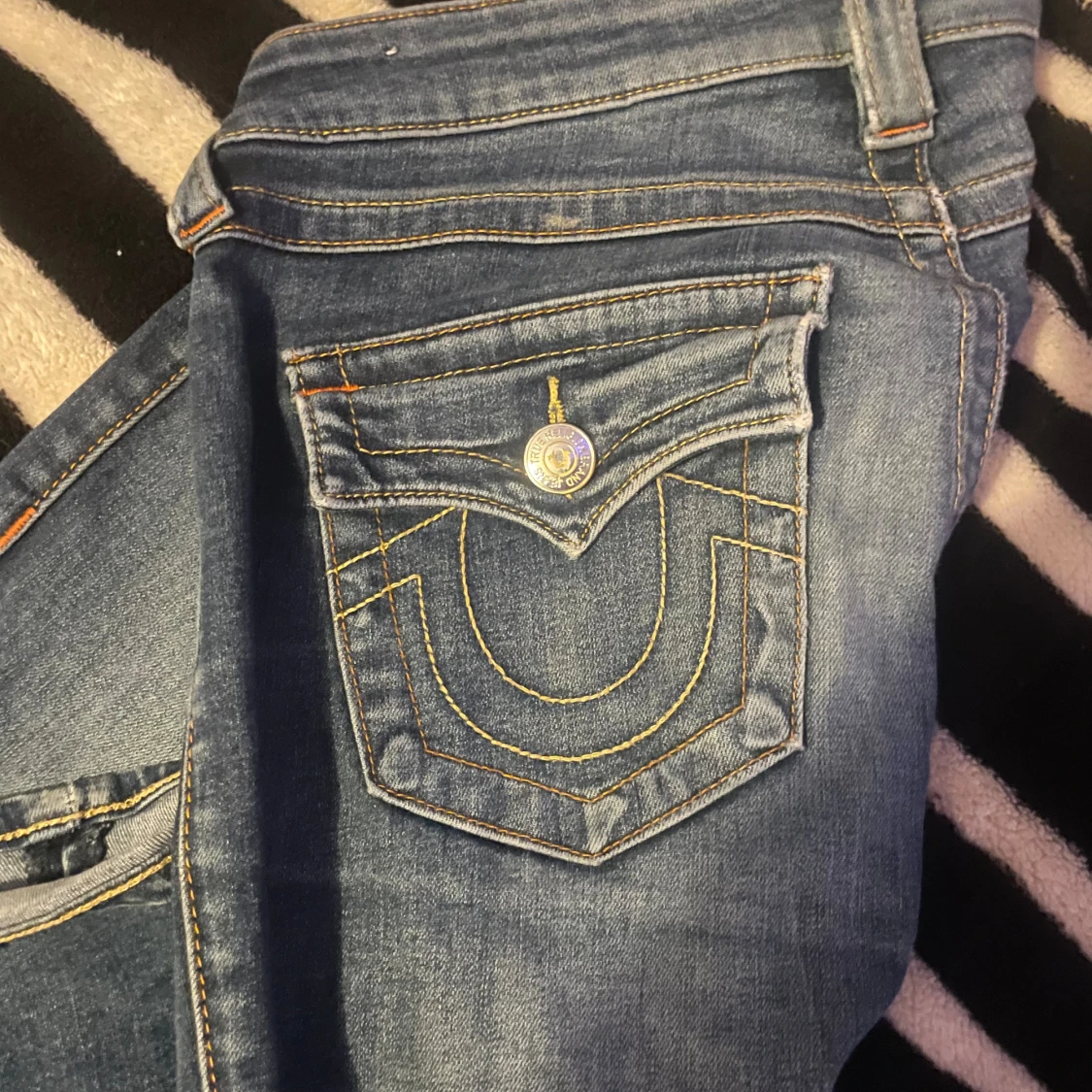 True Religion Joey Low Rise Flare Jeans - 2