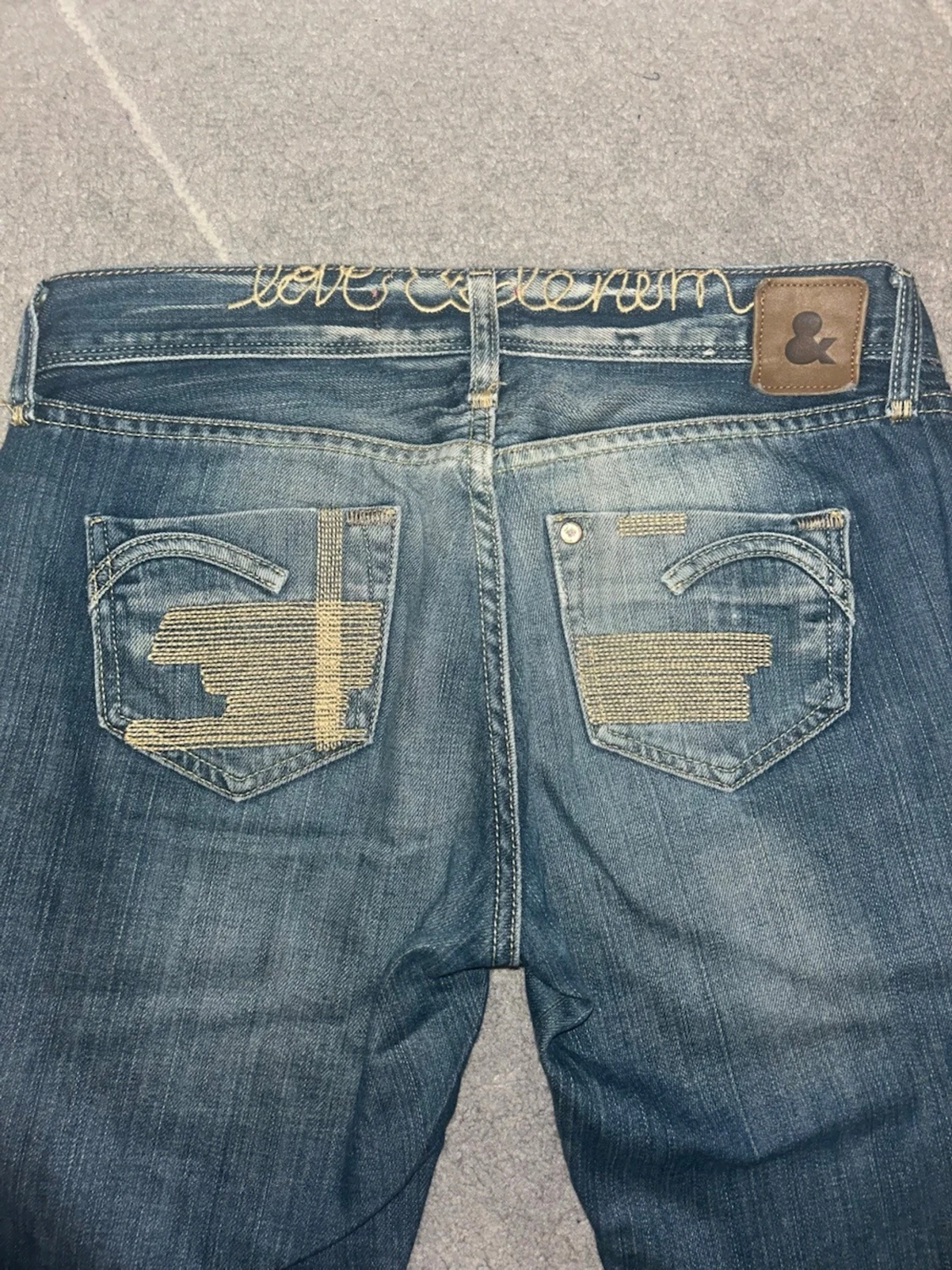 Blå jeans från X-Star med slitningar - 2