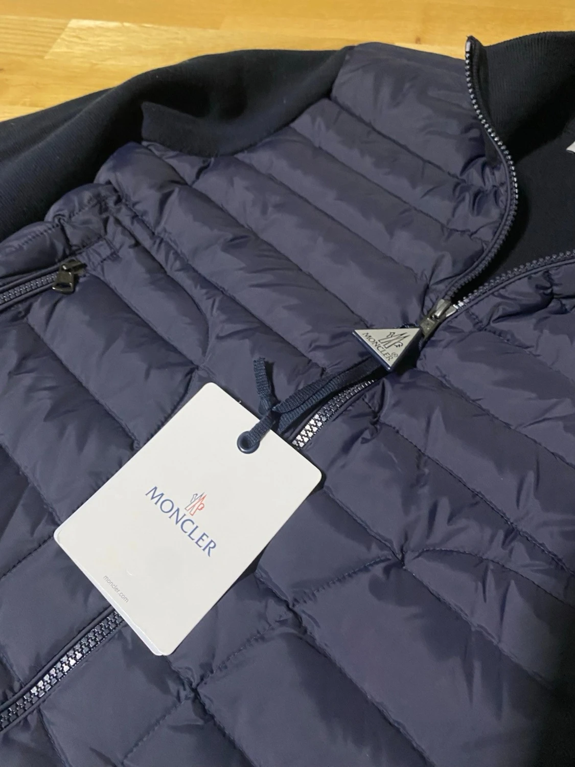 Mörkblå cardigan från Moncler - 3