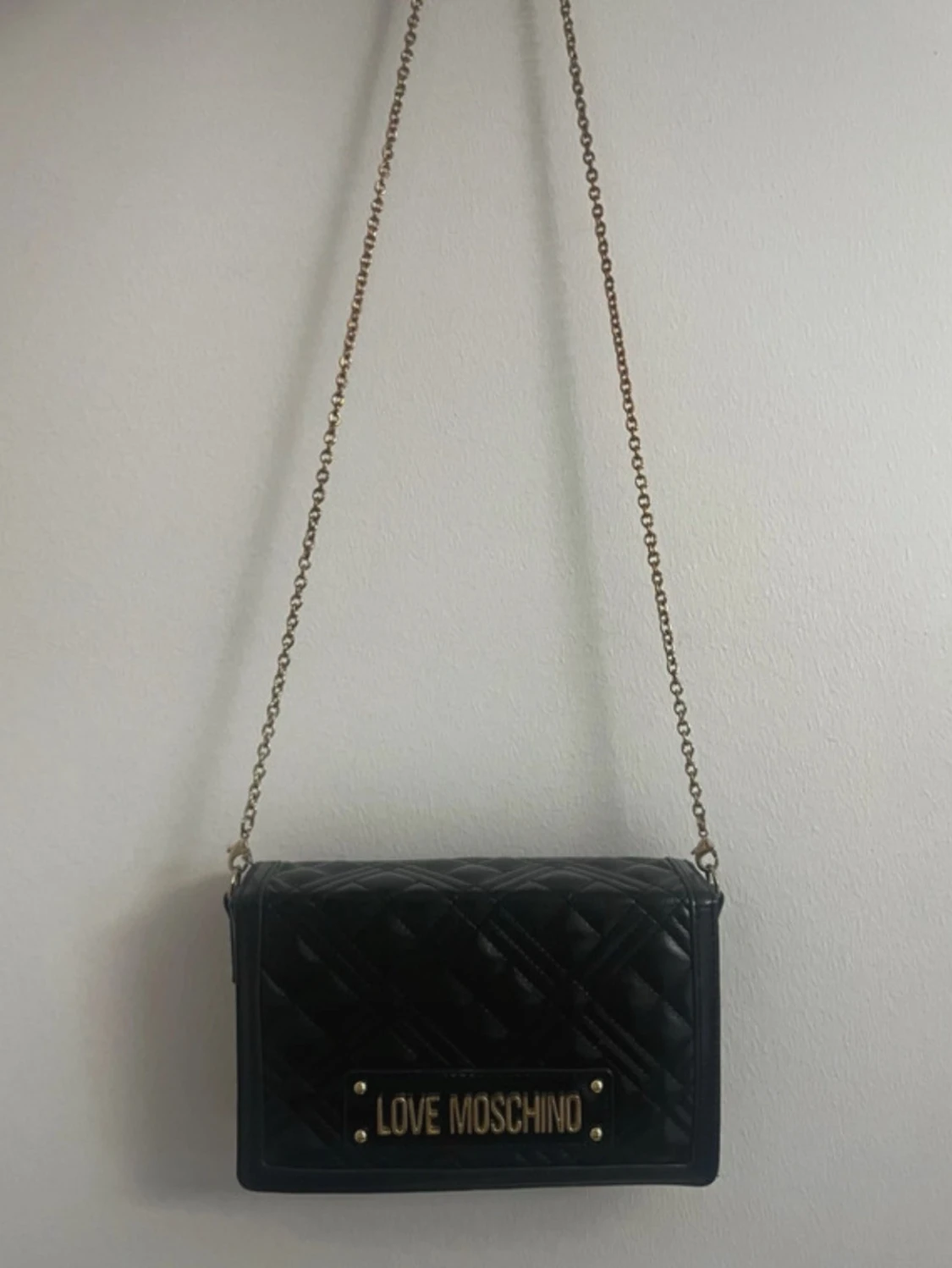 Svart axelväska Love Moschino - 1