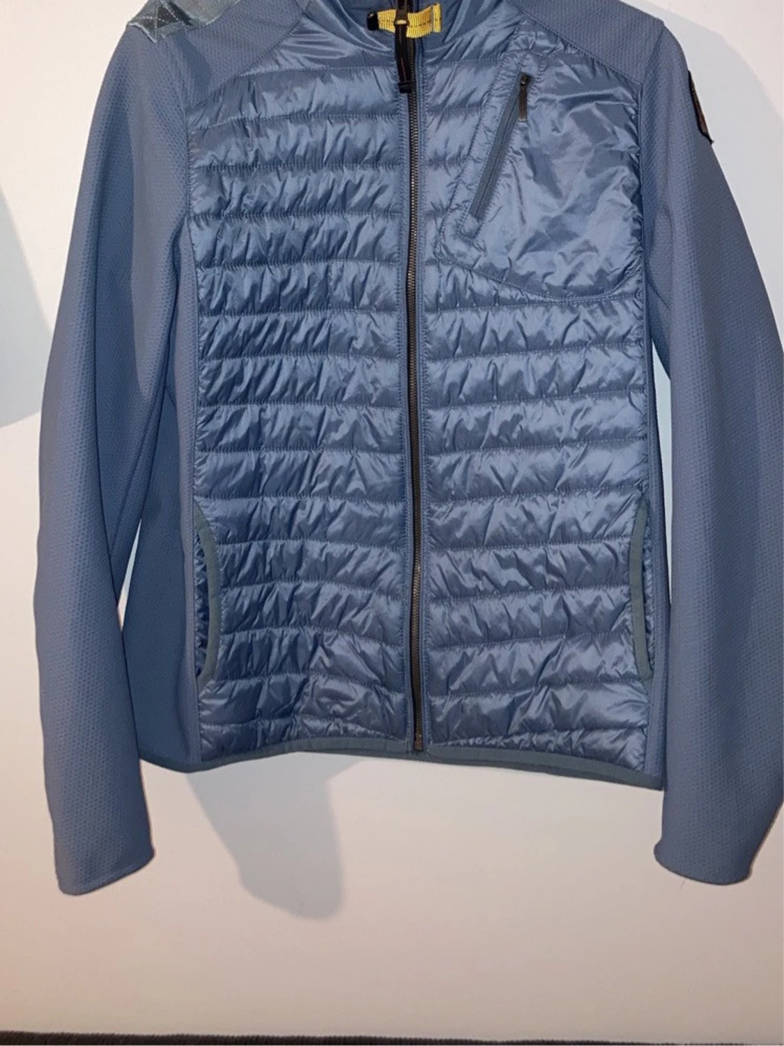 Blå quiltad vindjacka från p.j.s