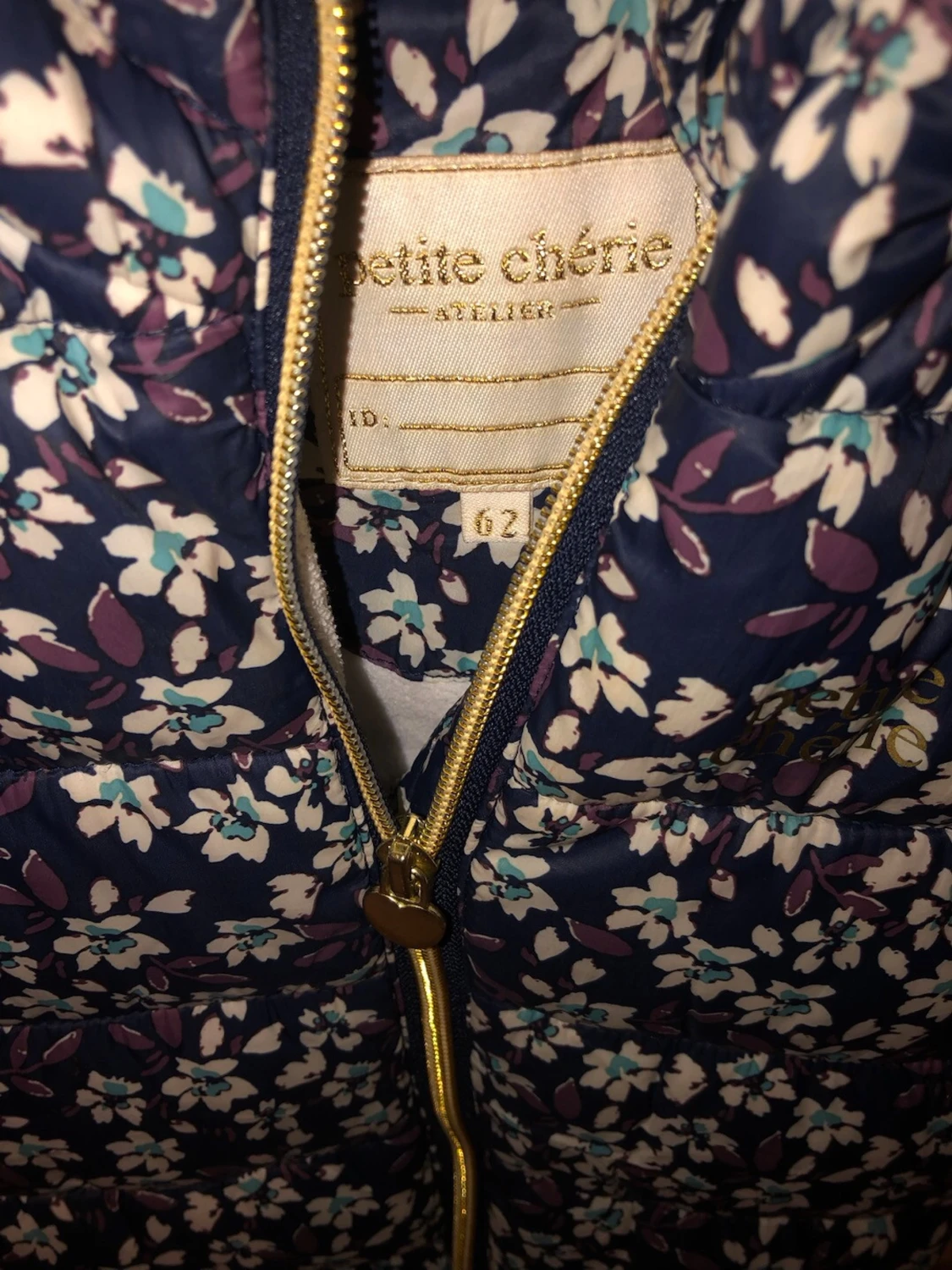 Blommig pufferjacka från Petite Chérie - 1