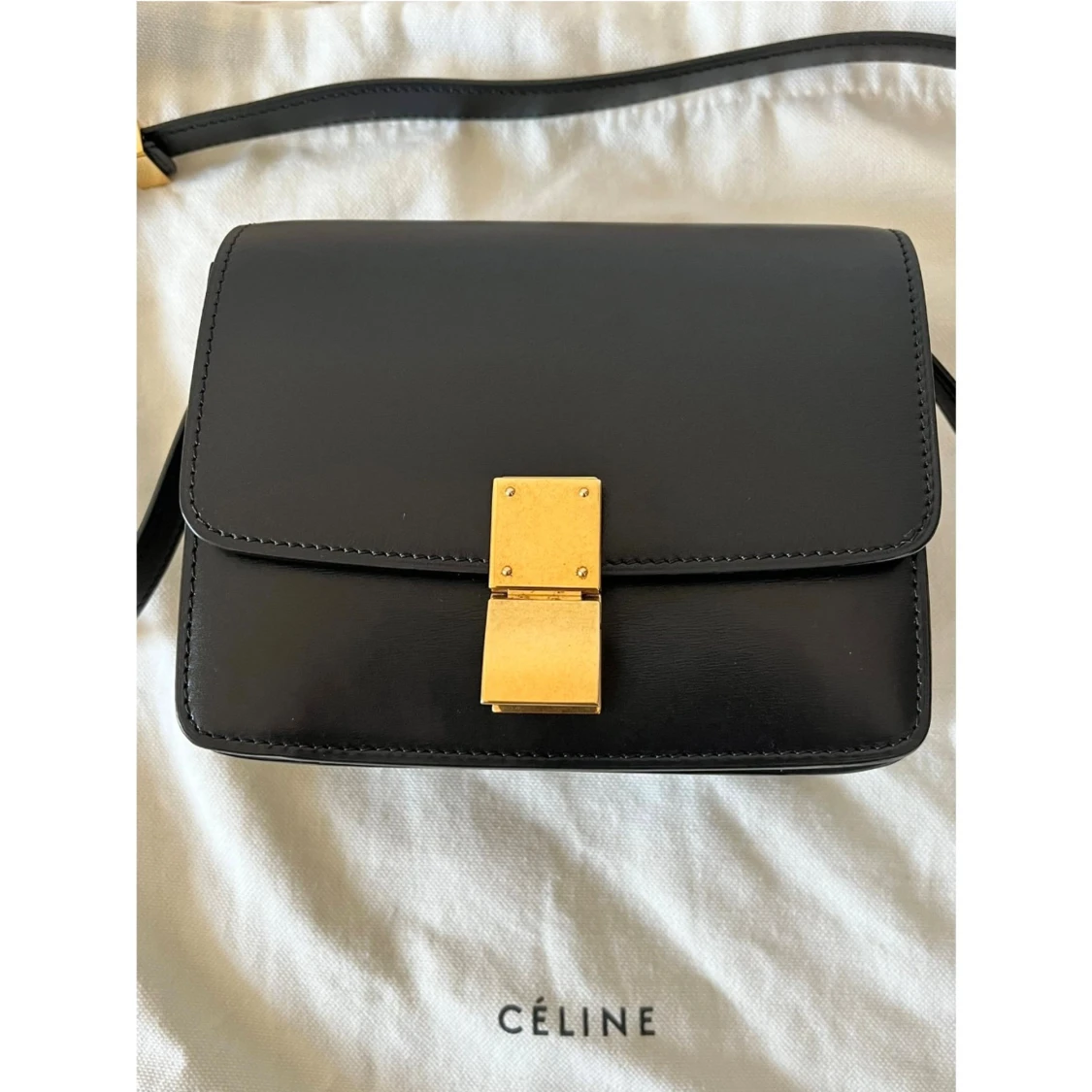 Svart axelväska från Céline i skinn - 1