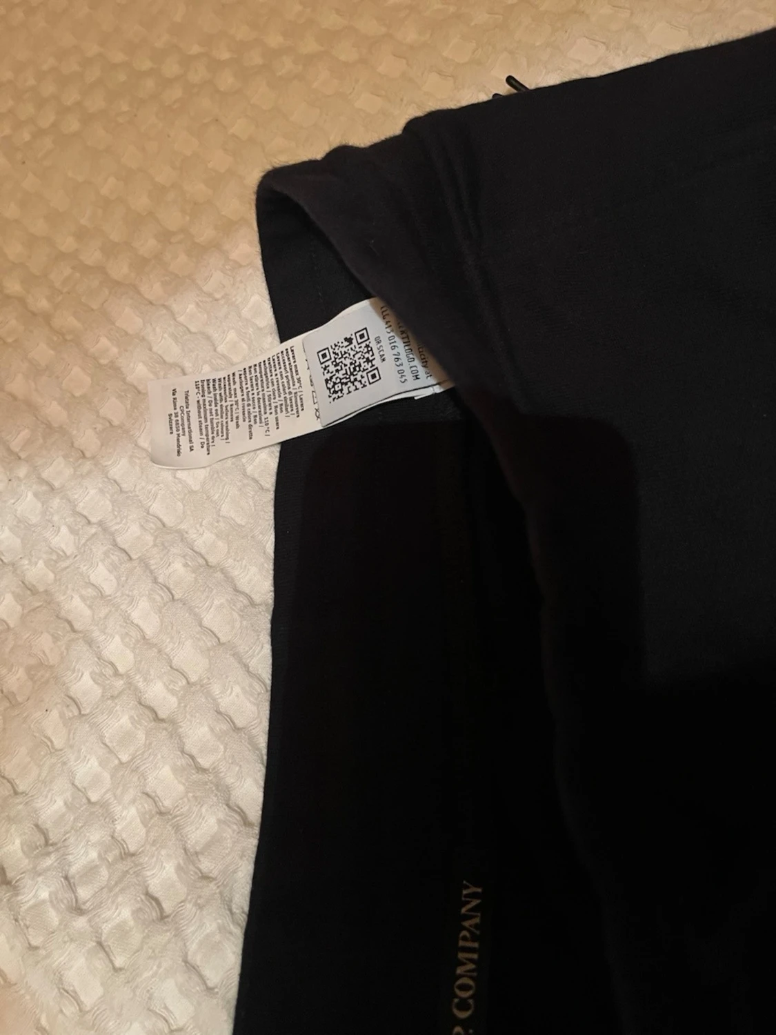 Svarta mjukisbyxor från C.P. Company - 2