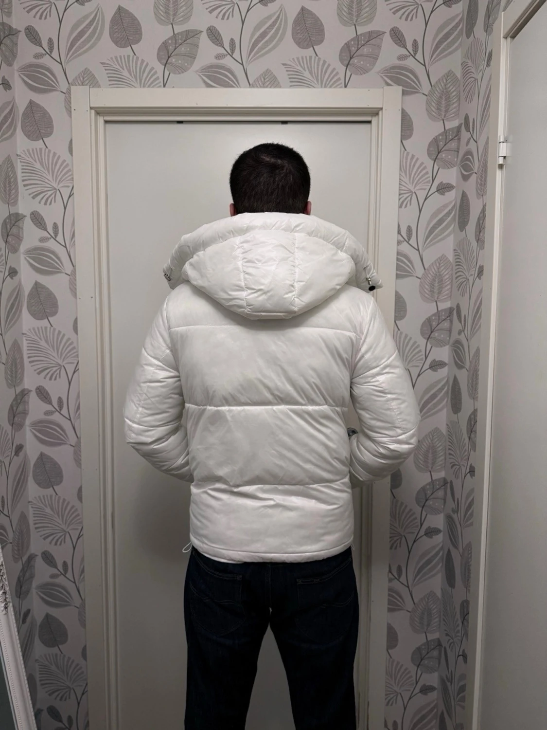 Vit pufferjacka från Moncler - 6