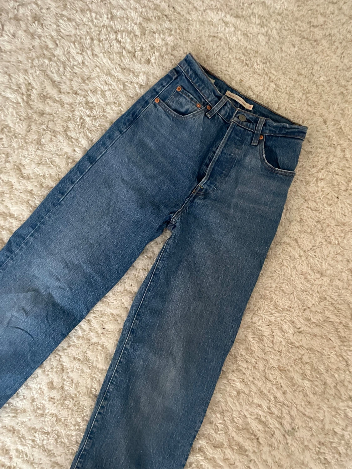 Levi's 501 blå jeans, straight fit - 1