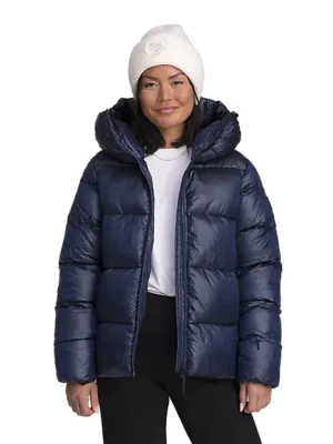 Mörkblå vinterjacka - Jätte snygg mörkblå vinterjacka som bara inte kommer till användning! org pris 1000kr. skriv om ni undrar något💛pris kan diskuteras