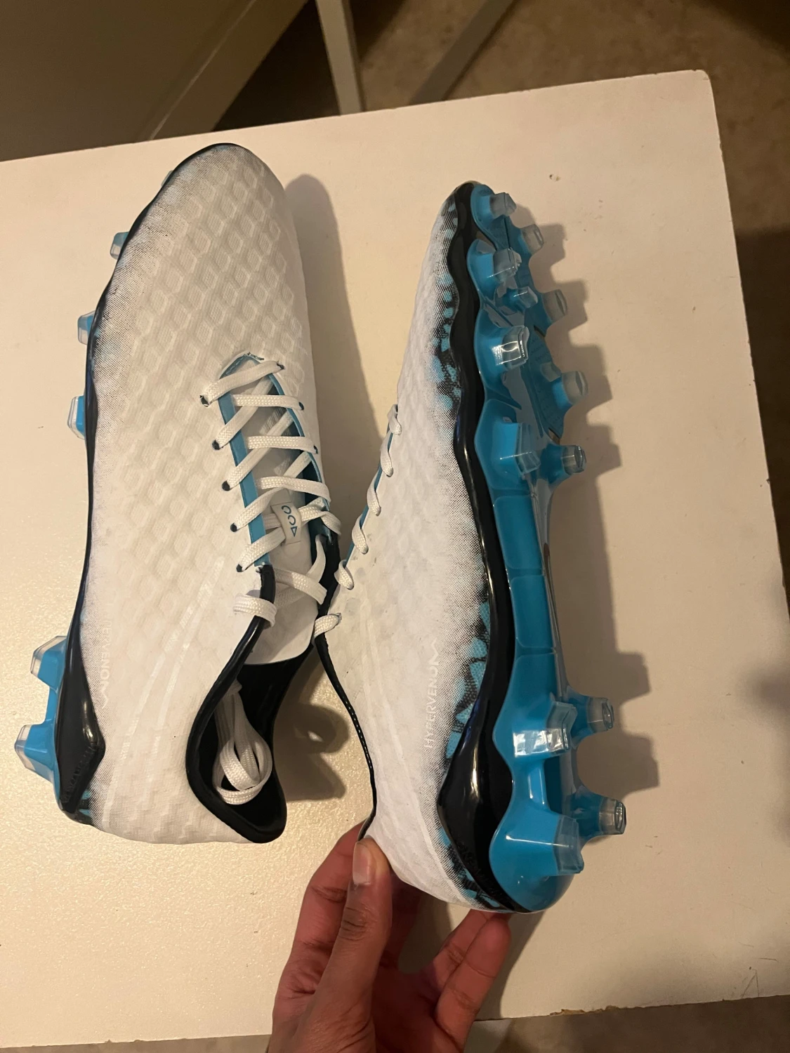 Nike Hypervenom Phantom 1 FG White Photo Blue