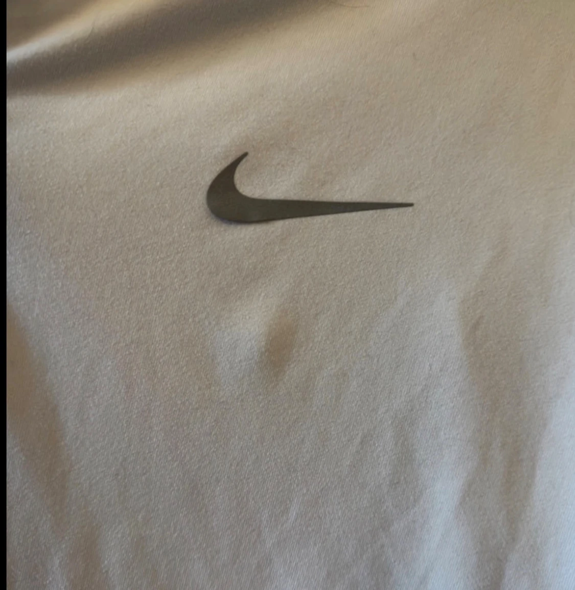 Vit Nike långärmad träningströja - 2