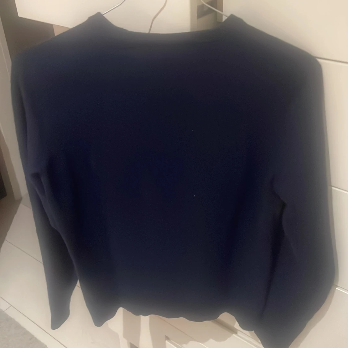 Mörkblå merinoullströja Morris XS - 4