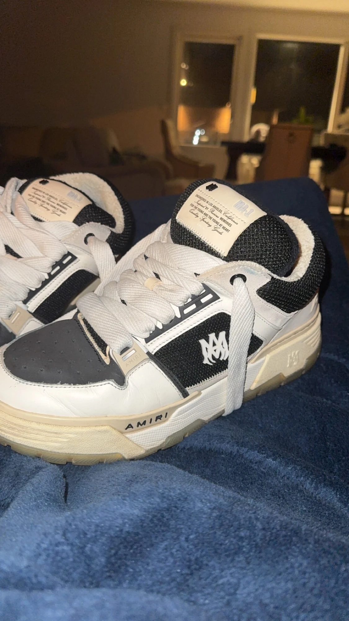 AMIRI MA-1 sneakers svart/vit