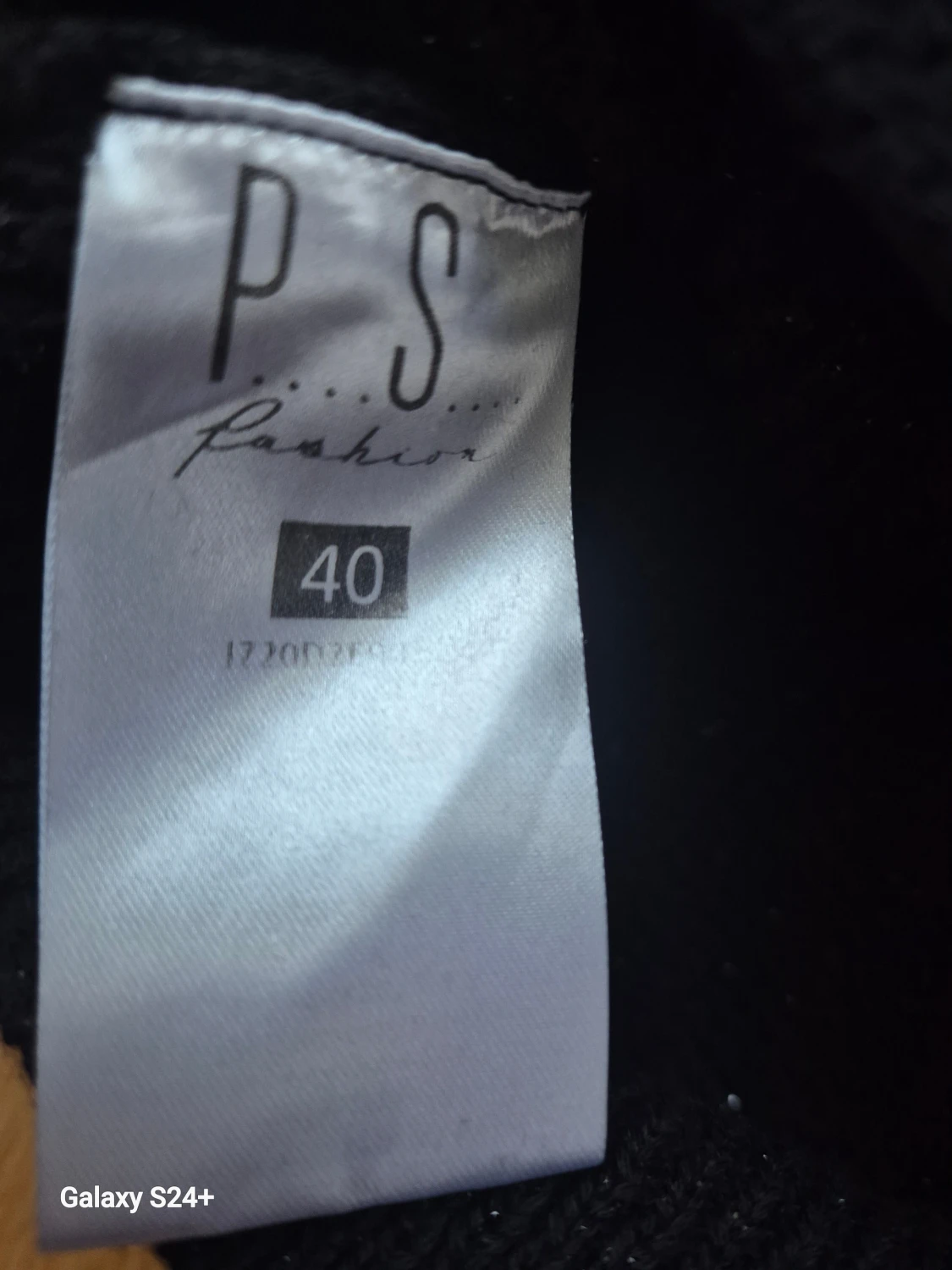 Svart stickad tröja från PS Fashion - 2