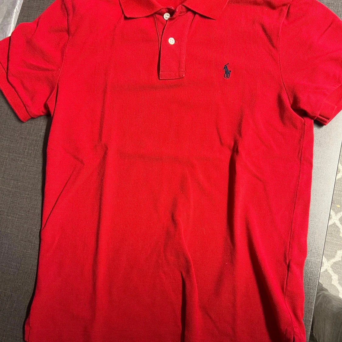 Röd Ralph Lauren piké  - 1