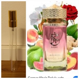 Khair peach delulu 10 ml split - Khair peach delulu från Paris corner✨️10 ml split I glasdekant med spray 