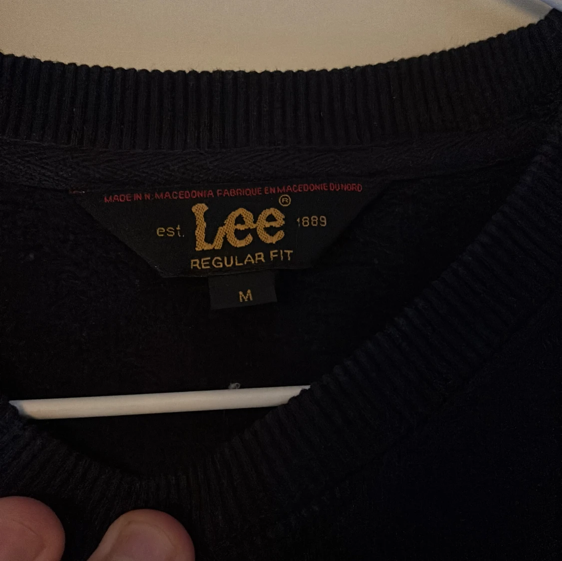 Svart sweatshirt från Lee, M - 3