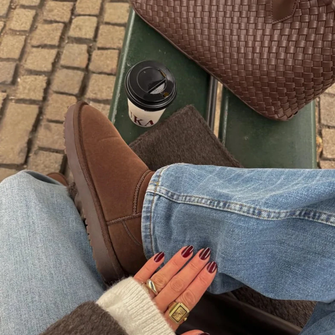 Mörkbruna Nelly-”uggs” - 1