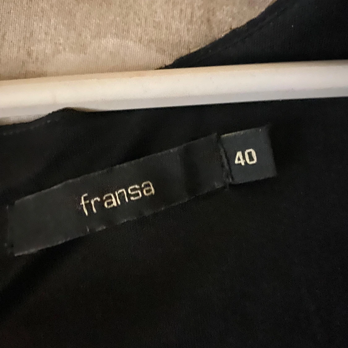 Svart långklänning med paljetter Fransa - 1