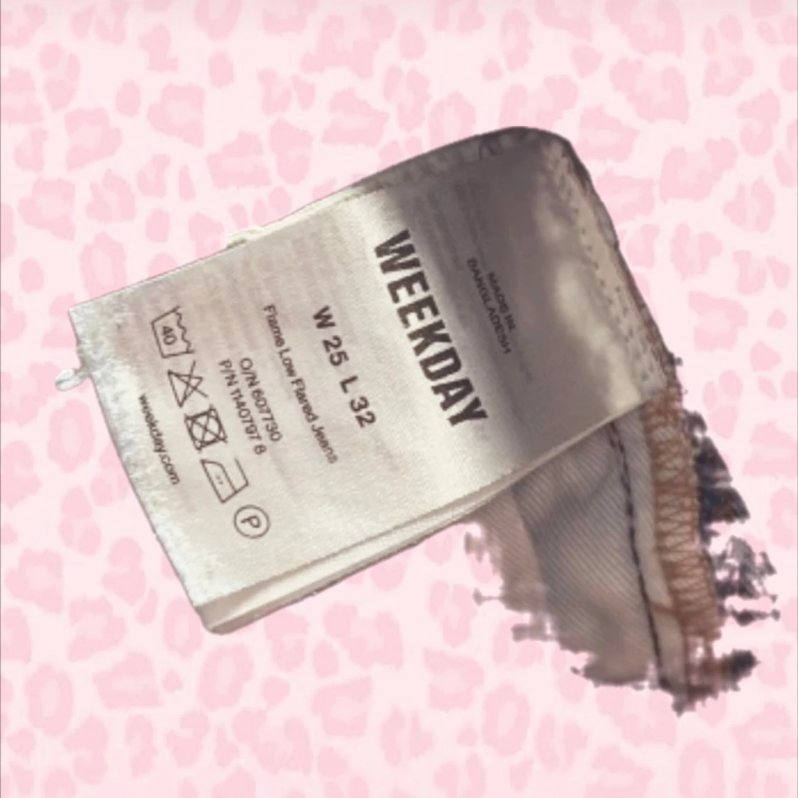 Weekday ljusblå  jeans W25 L32 - 3