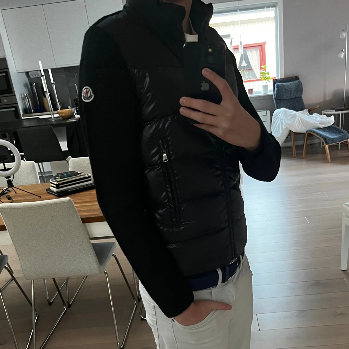 Svart cardigan jacka från Moncler - 1