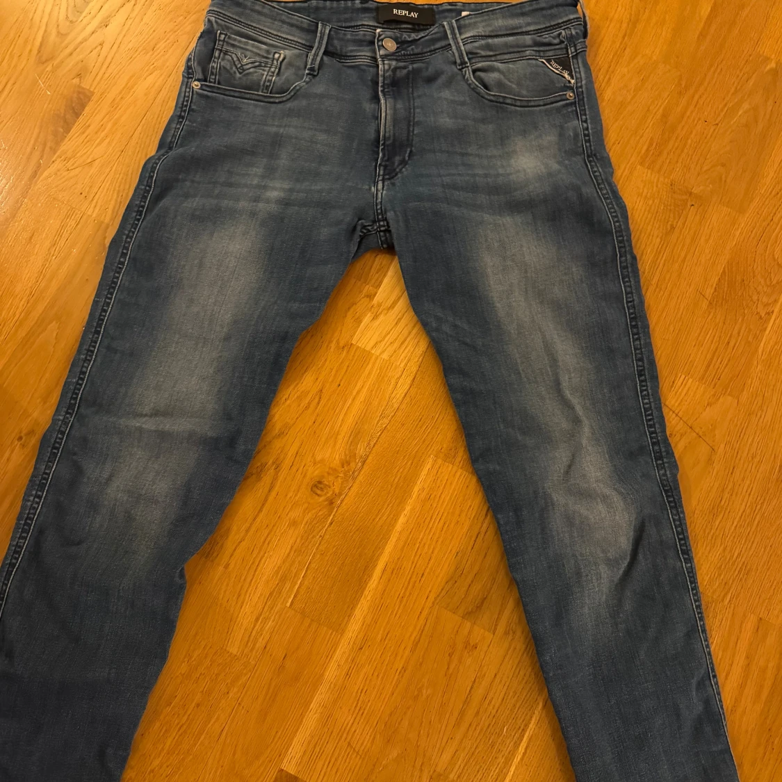 Replay Anbass slim fit jeans blå
