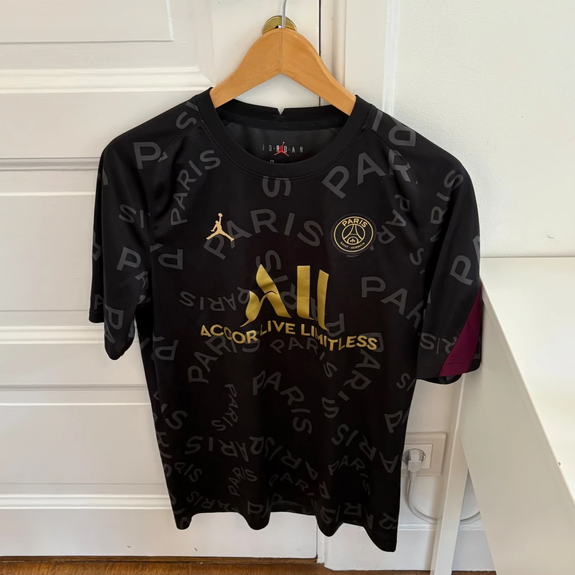 Svart PSG Fotbollströja