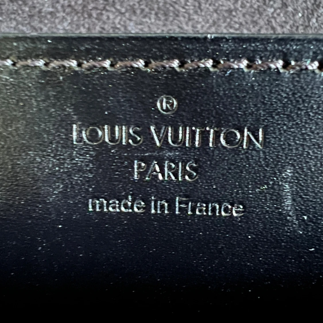 Svart Louis Vuitton axelväska i skinn - 2