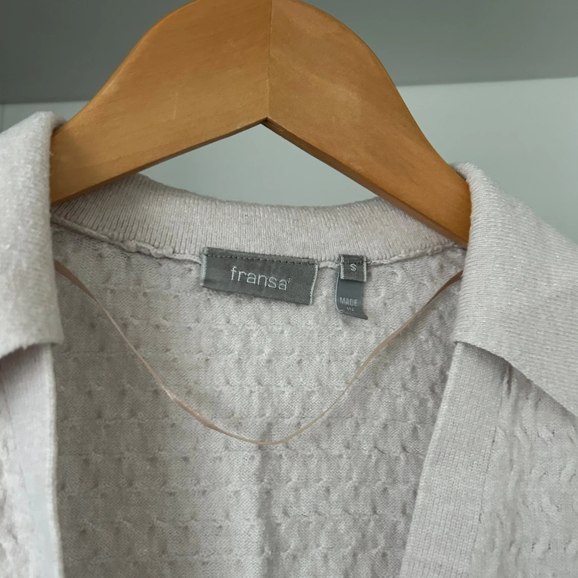 Beige stickad topp från Fransa - 3