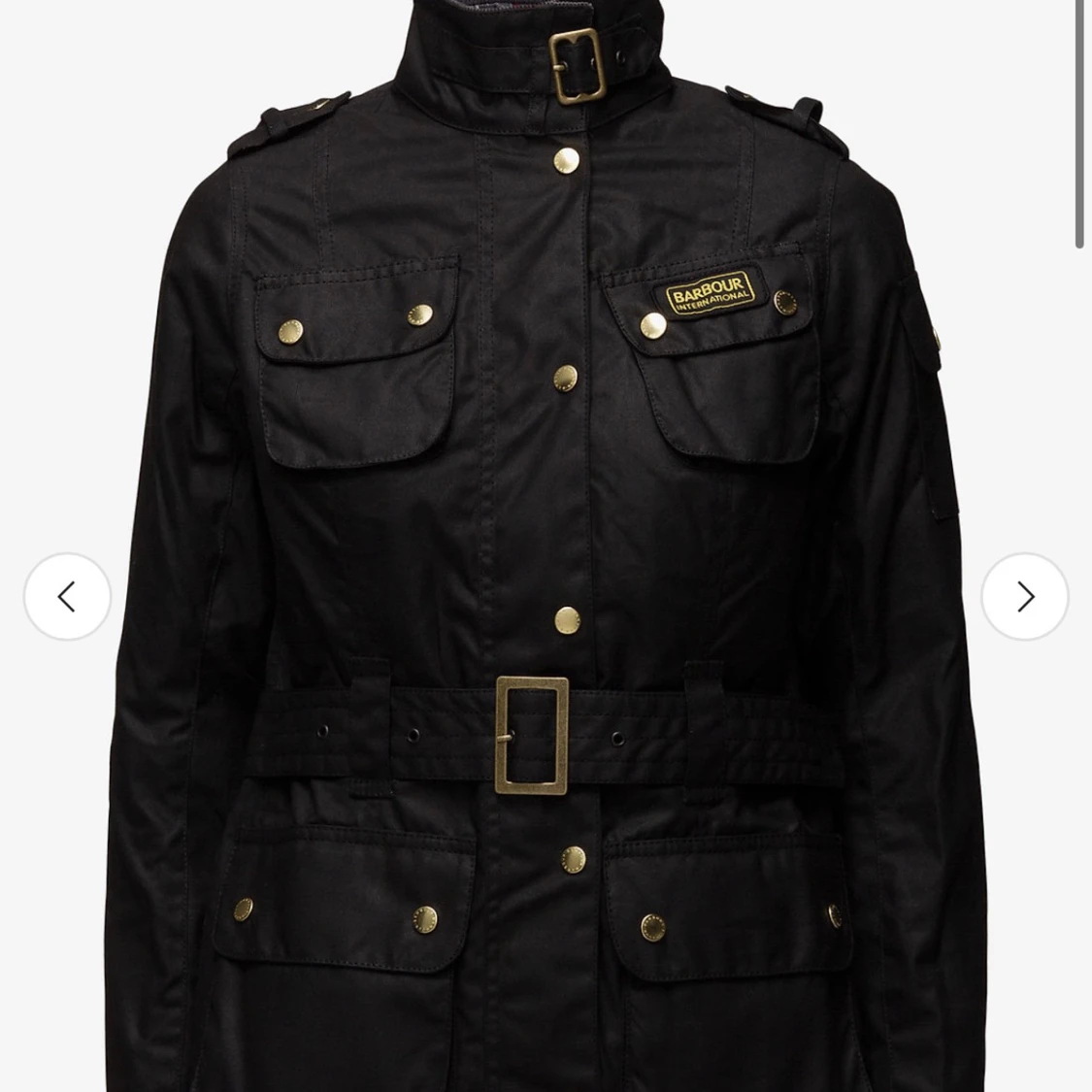 Svart Barbour International jacka