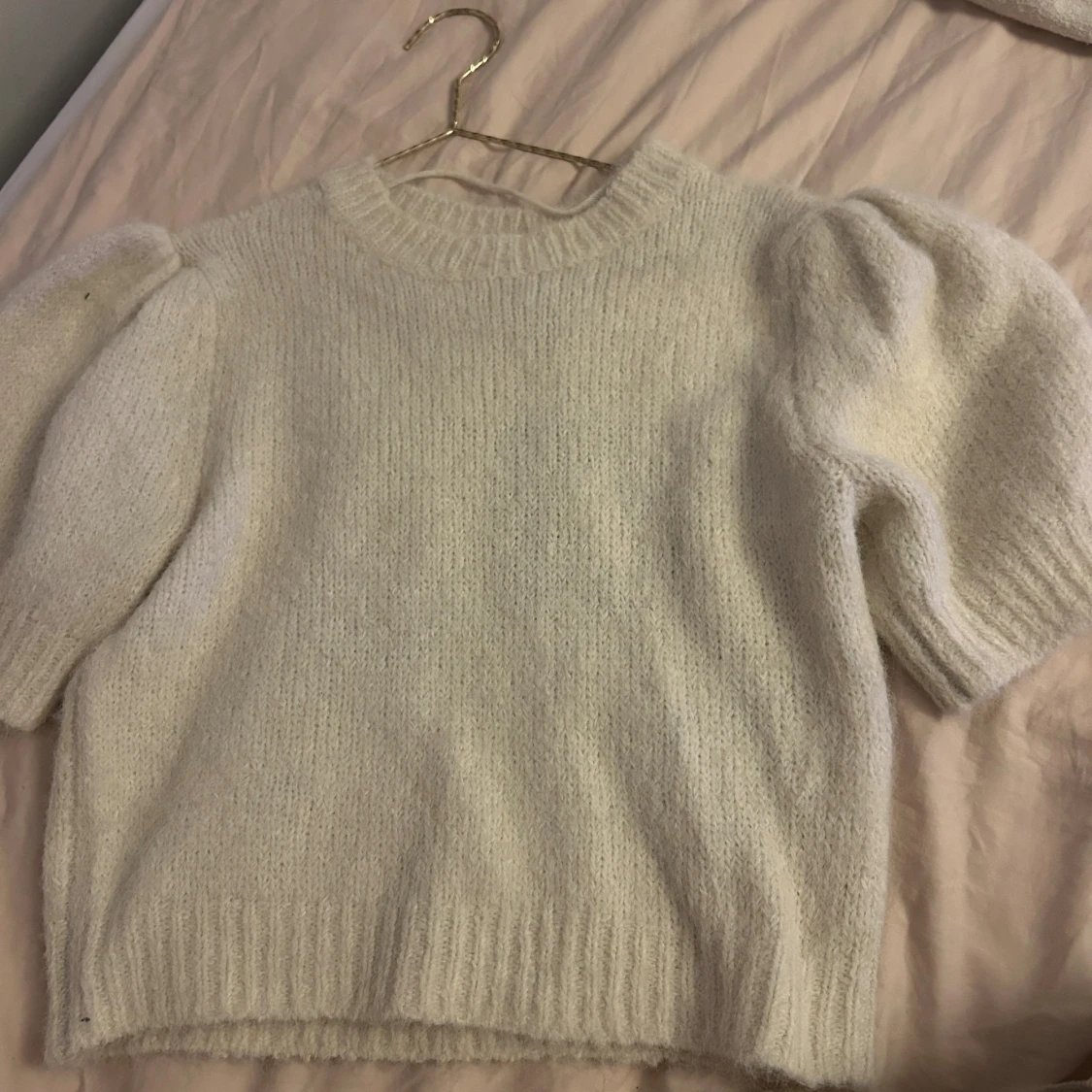 Vit stickad tröja från Vero Moda - 3