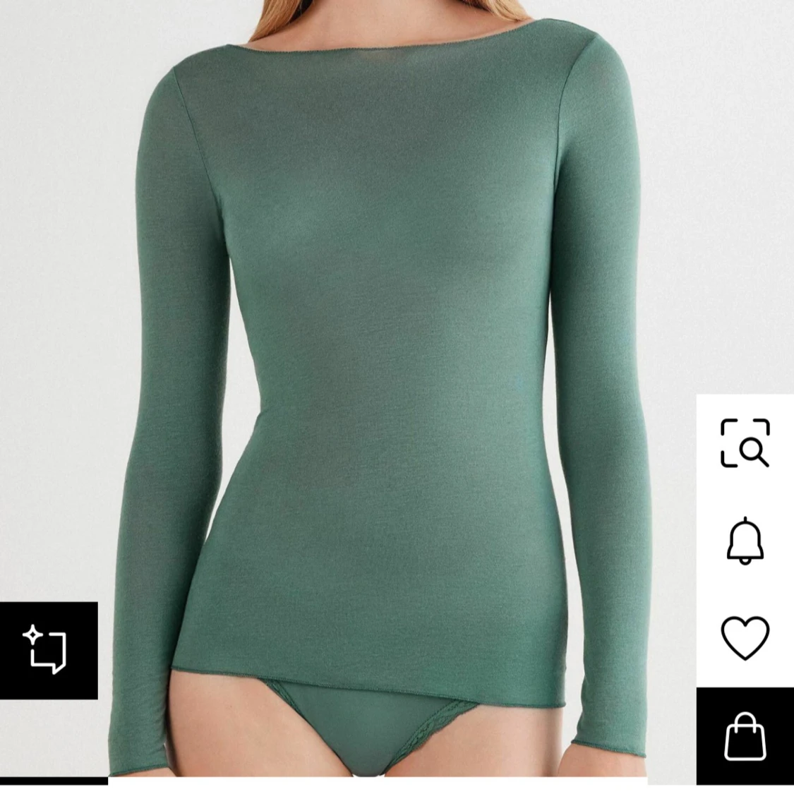 Grön intimissimi tröja