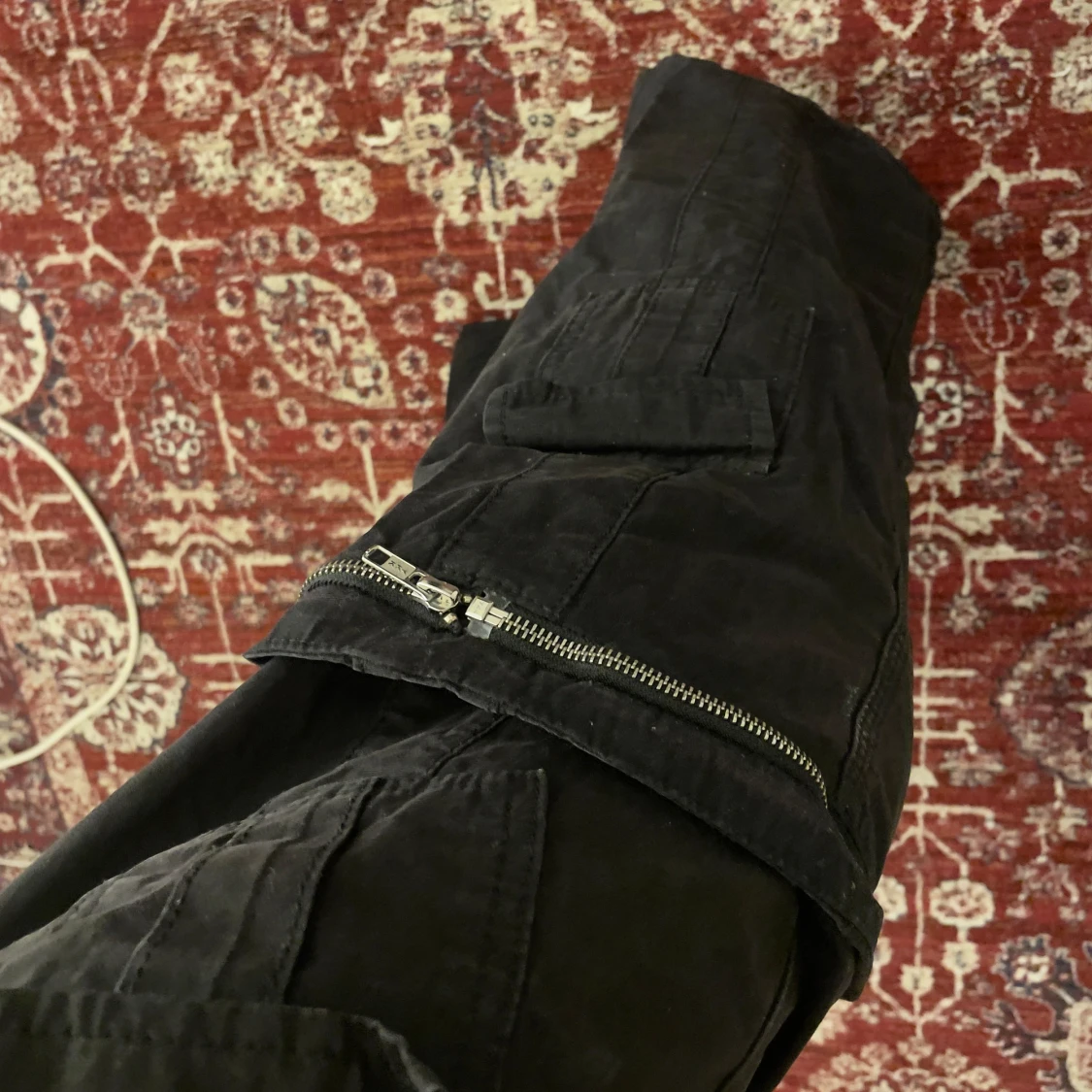 Svarta baggy cargos - 4