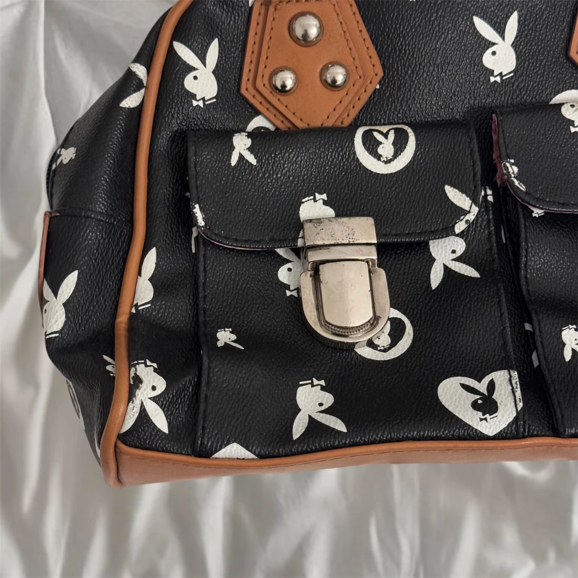 vintage y2k playboy väska  - 2