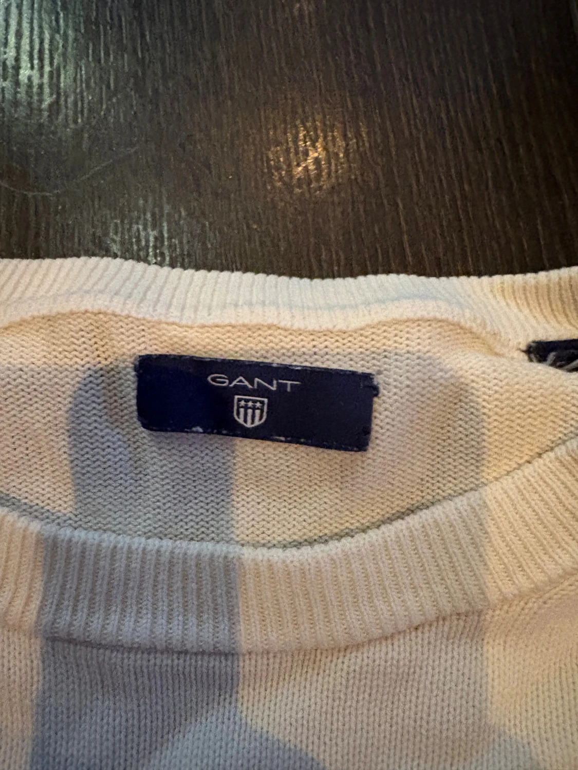 Vit gant tröja  - 1