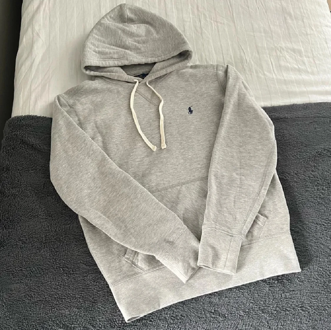 Grå Ralph Lauren Hoodie  - 1