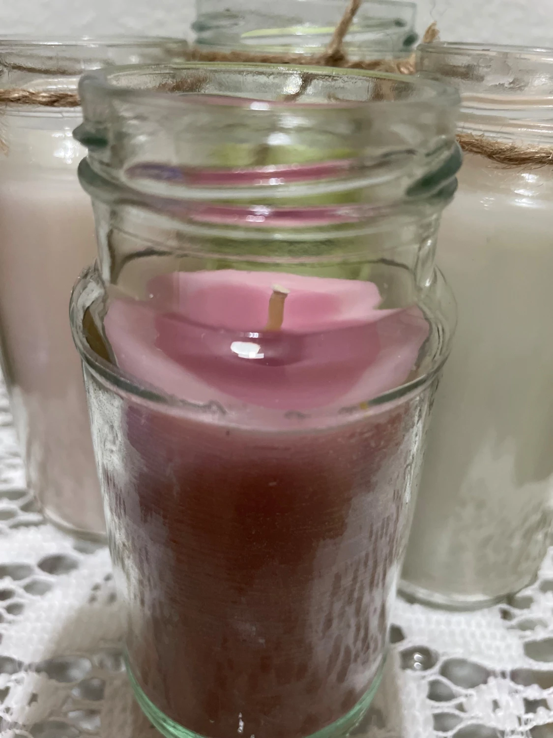 Ljus handgjorda och miljövänliga