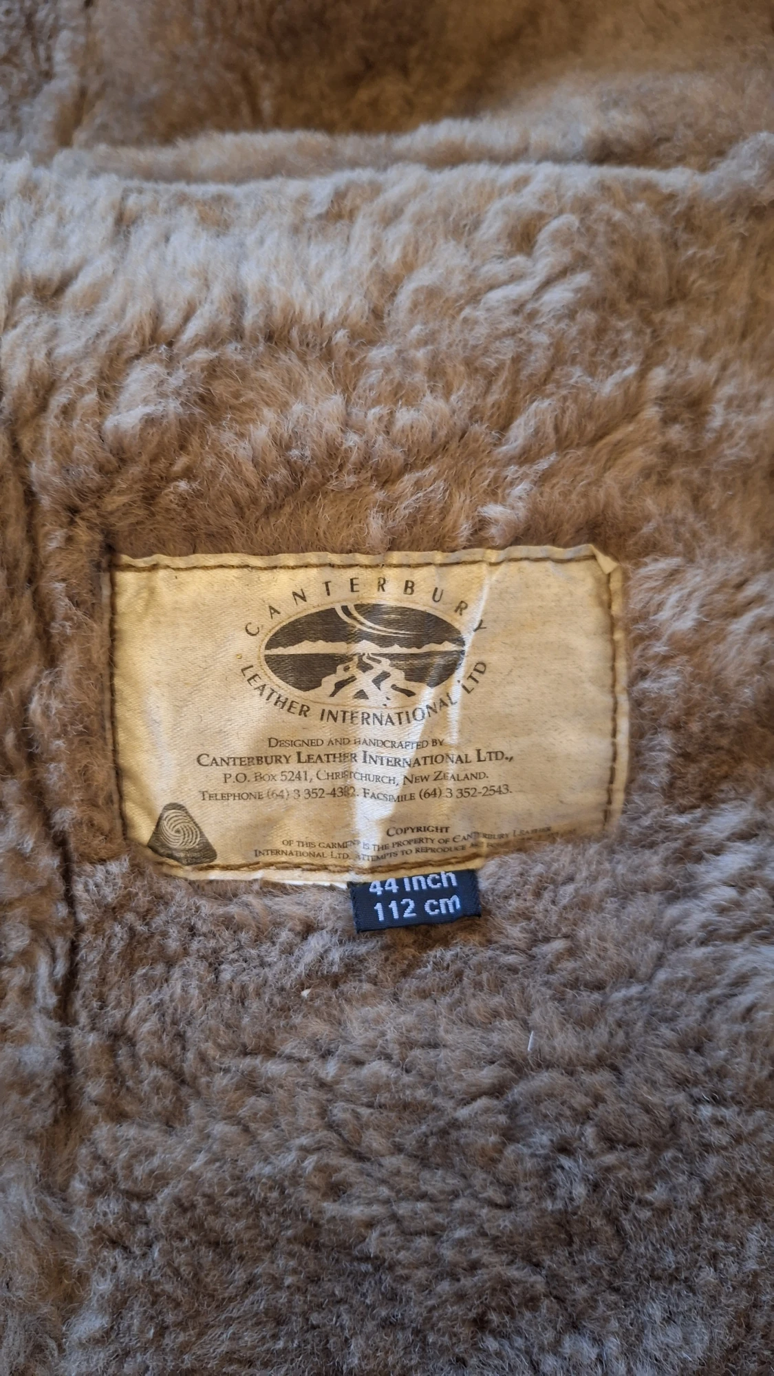 Brun duffel jacka från Canterbury Leather International  - 4