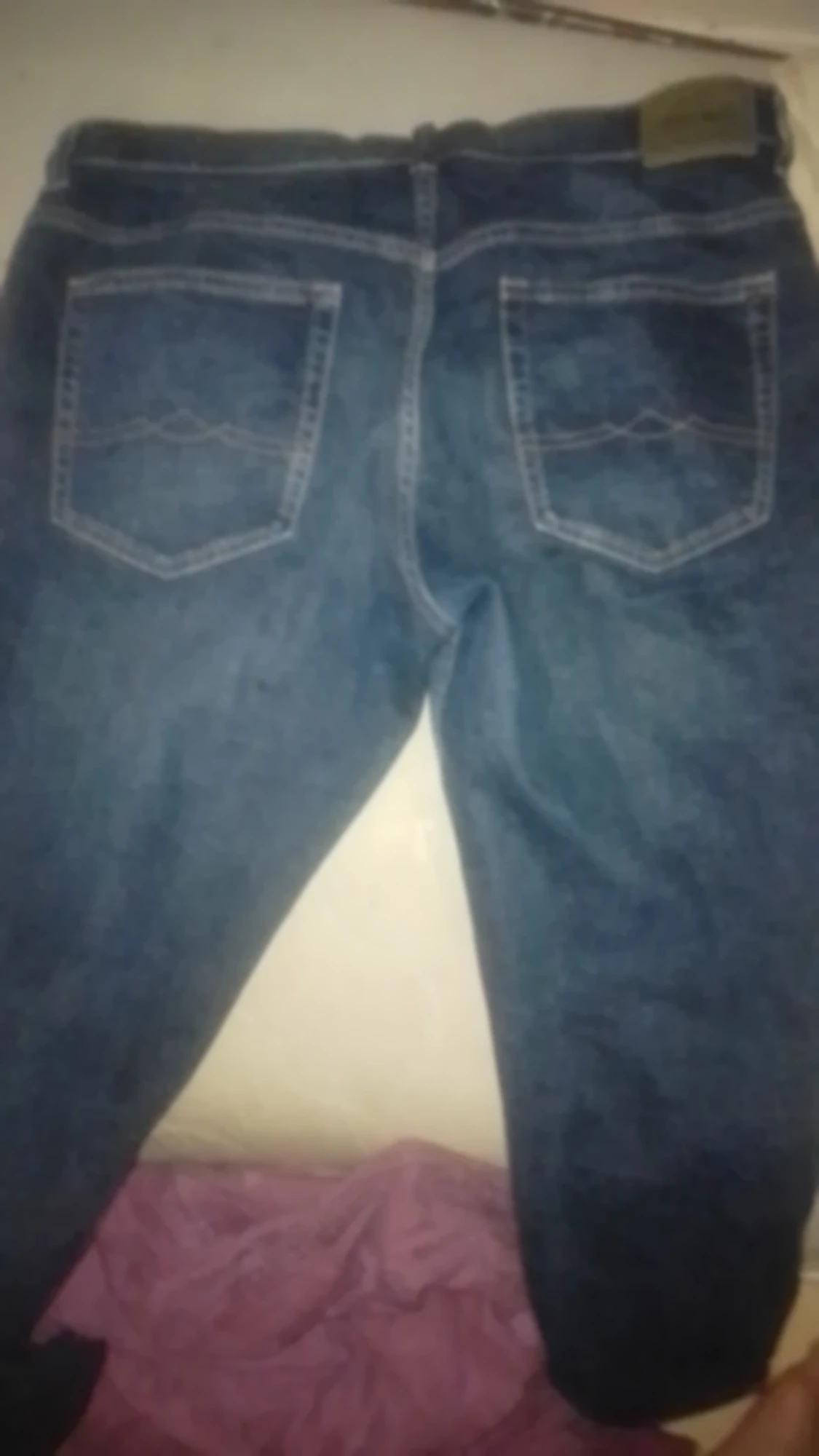 Blå raka jeans från C&A W38 L32 - 1