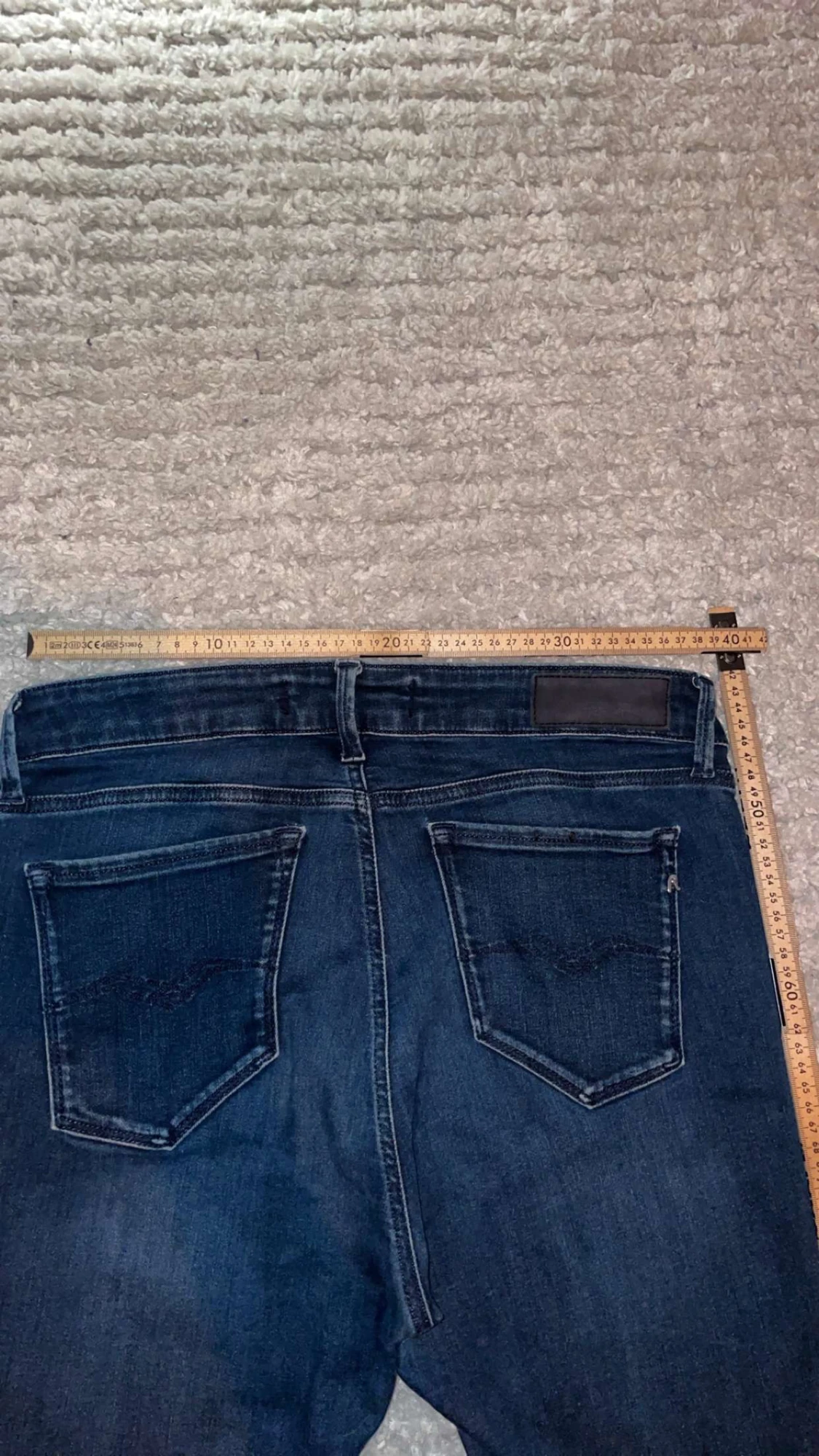 Mörkblåa replay i slimfit - 3